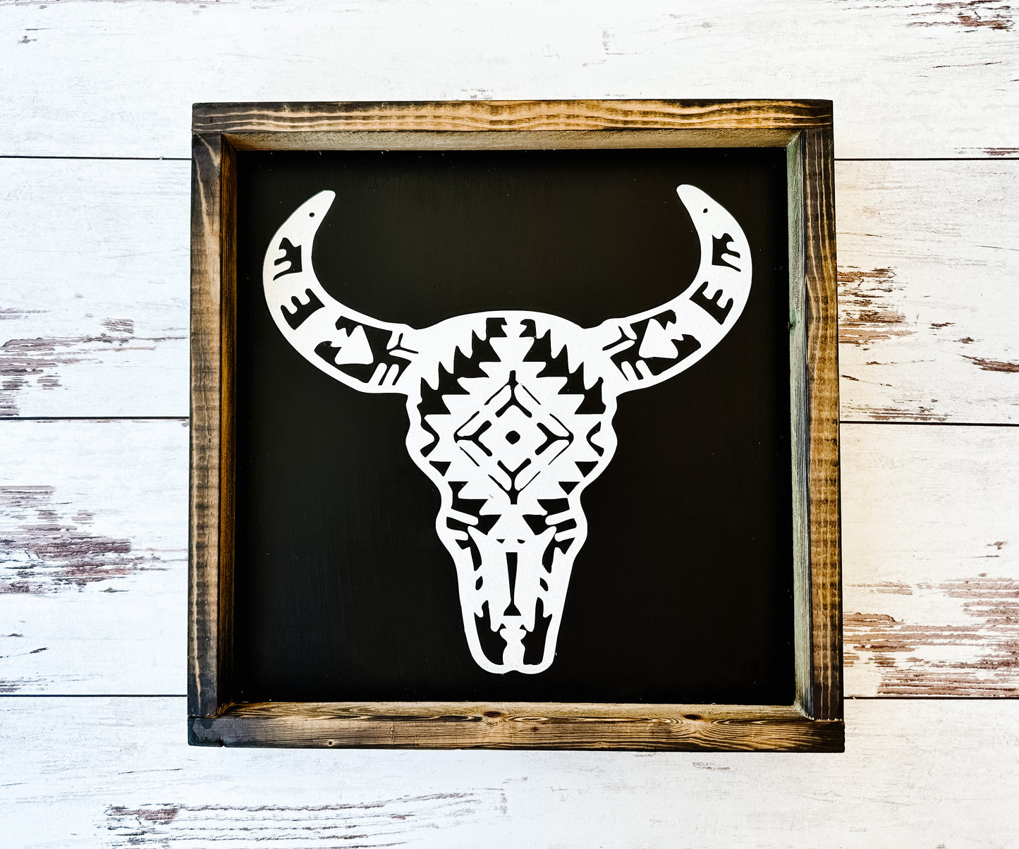 Aztec Bull Sign