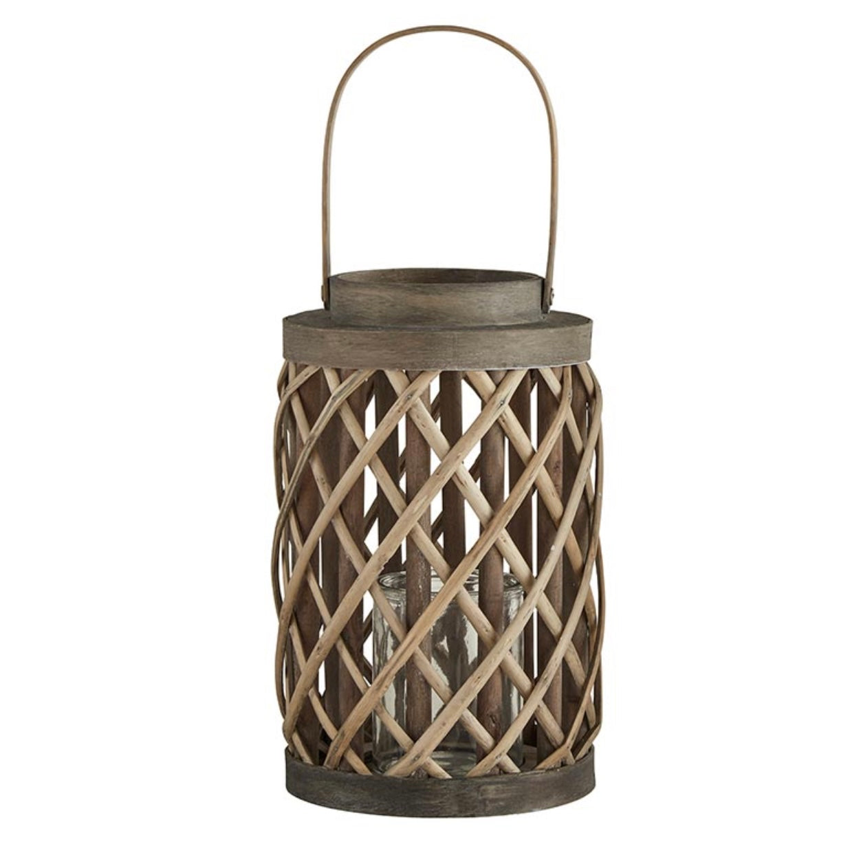 Grey Cylinder Lantern