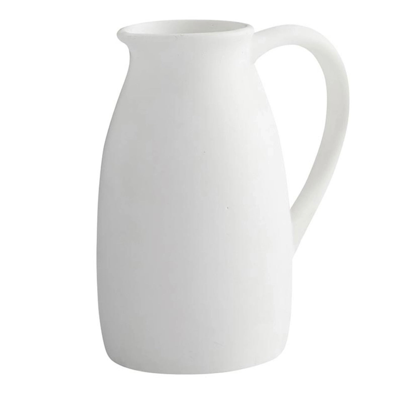 White Ceramic Pitcher