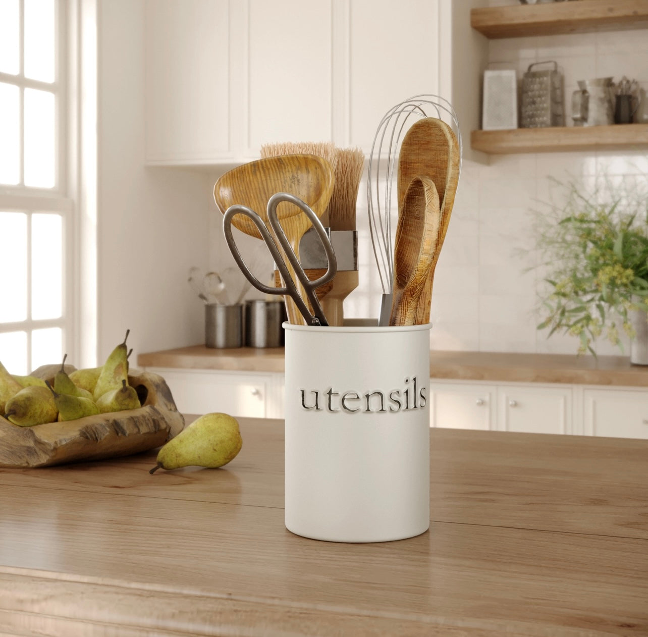 Embossed Utensil Holder