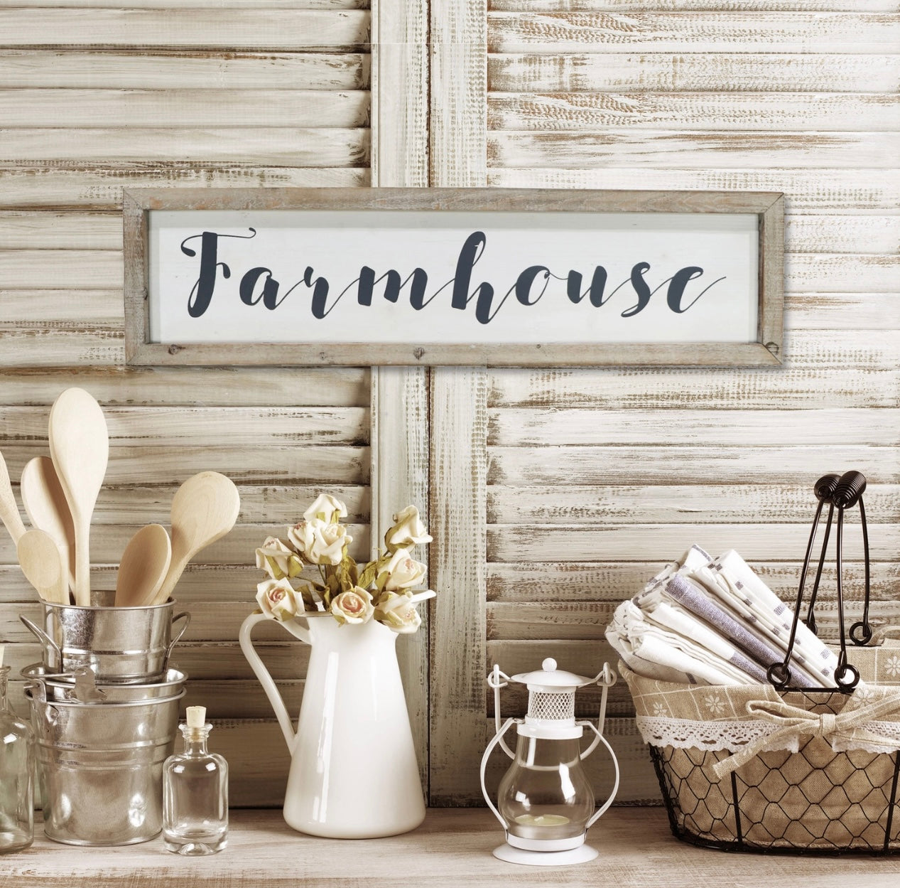 Farmhouse Wood Sign