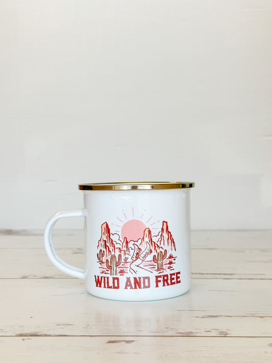 Wild and Free Campfire Mug