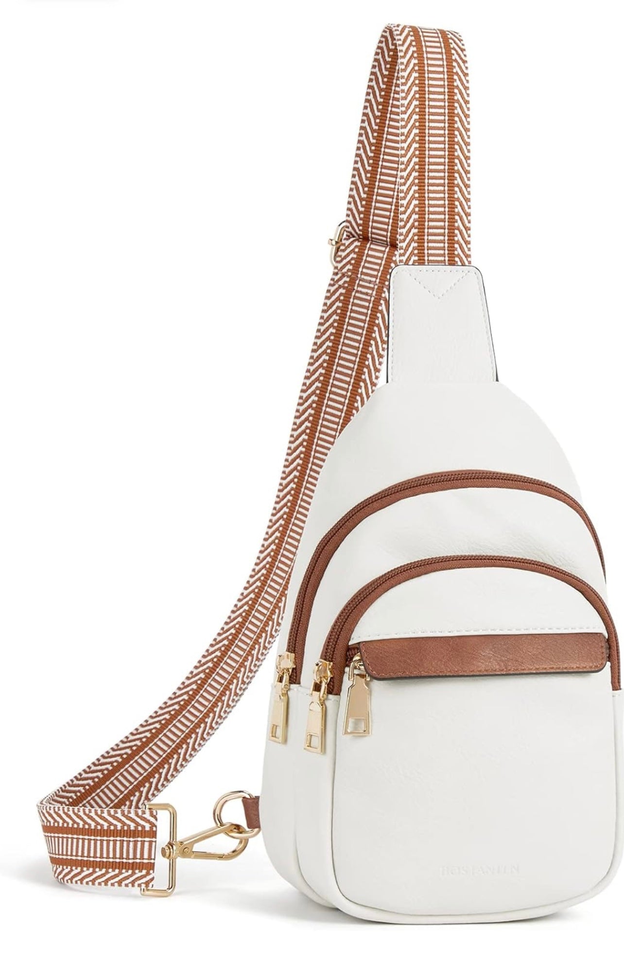 Faux Leather Sling  Bag