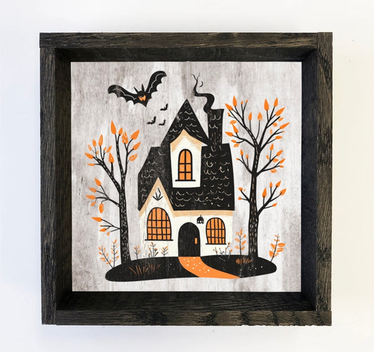 Haunted Cottage Framed Print