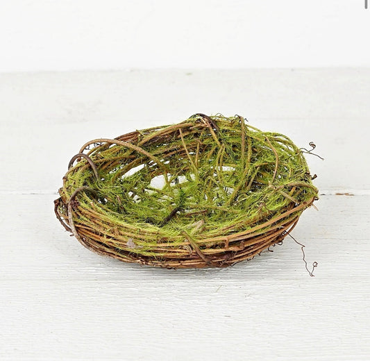 Twiggy Bird Nest-Moss